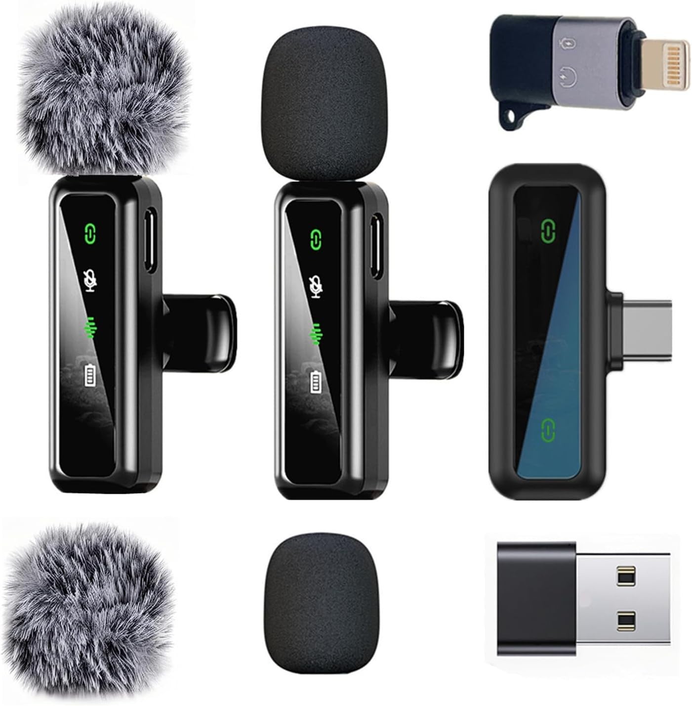 Wireless Lavalier Microphone for Iphone Android
