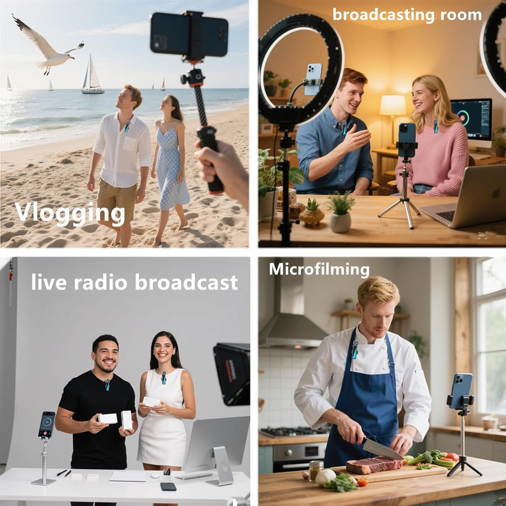 Wireless Lavalier Microphone for Iphone Android